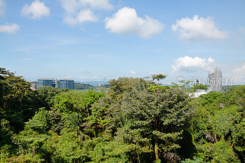 从费伯山(Mount Faber)看回吉宝斯湾